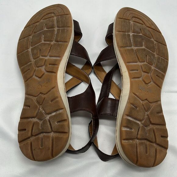Women's Brown and Tan b.o.c. Comfort Sandals - Picture 6 of 8
